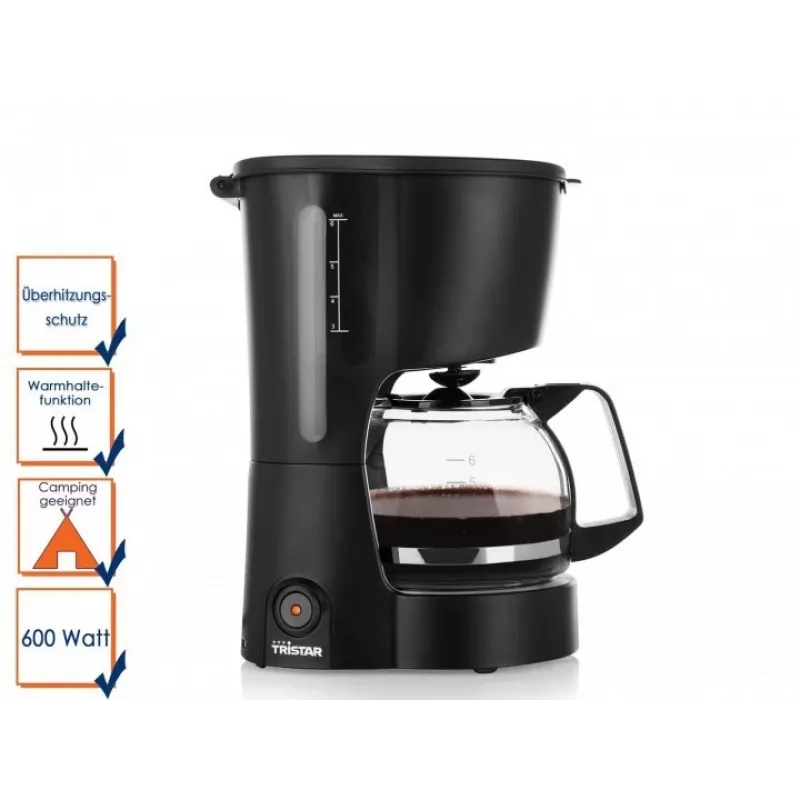 Tristar kahvinkeitin | CM-1246 | jauhettu | 600 W | musta