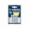 VARTA HR03 AAA Recharge Accu Power 1000 mAh 05703 akut 4 kpl vihreä, keltainen