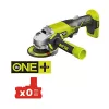 Ryobi R18AG-0 ONE+ 18 V akkukäyttöinen kulmahiomakone, 115 mm (ilman akkua)