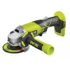 Ryobi R18AG-0 ONE+ 18 V akkukäyttöinen kulmahiomakone, 115 mm (ilman akkua)