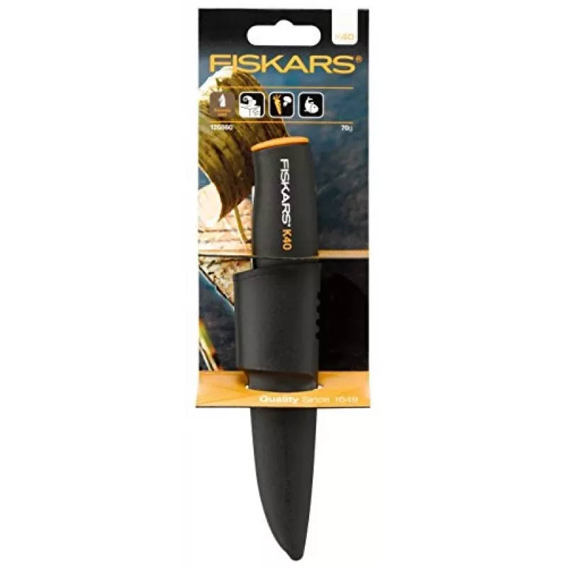 Fiskars Universal Utility Knife K40 musta harmaa (1001622)