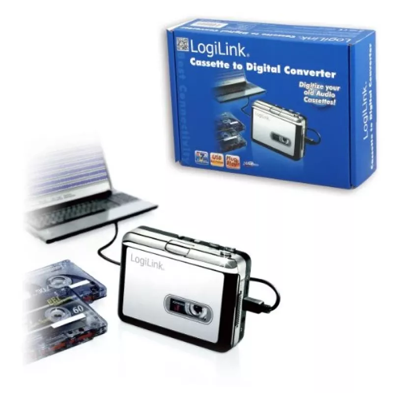 LogiLink® UA0156 kasettidigitalisoija USB-liitännällä