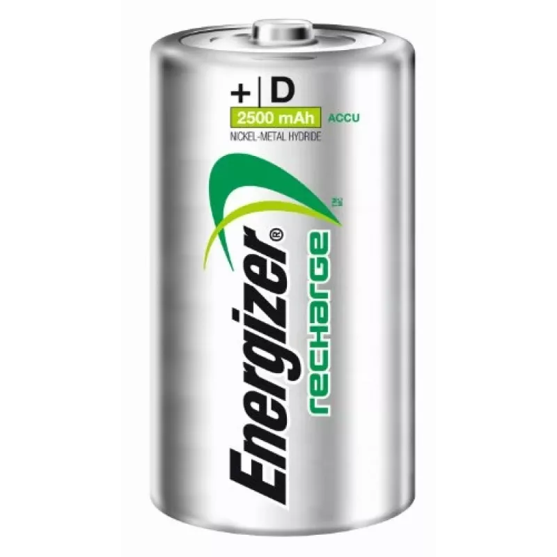 Energizer NiMH akku D-koko 2500mAh - 2 kpl pakkaus