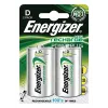 Energizer NiMH akku D-koko 2500mAh - 2 kpl pakkaus