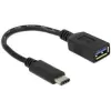 Delock USB-adapteri - USB Type-A (naaras) - 24-pin USB-C (uros)