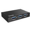 USB-keskitin D-Link DUB-1340 musta