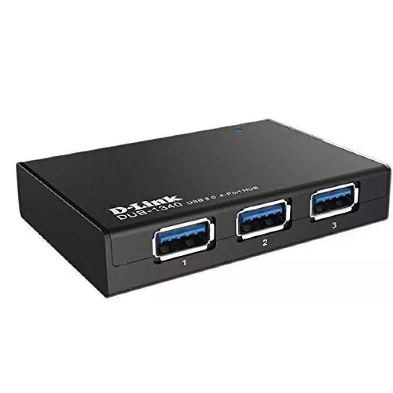 USB-keskitin D-Link DUB-1340 musta