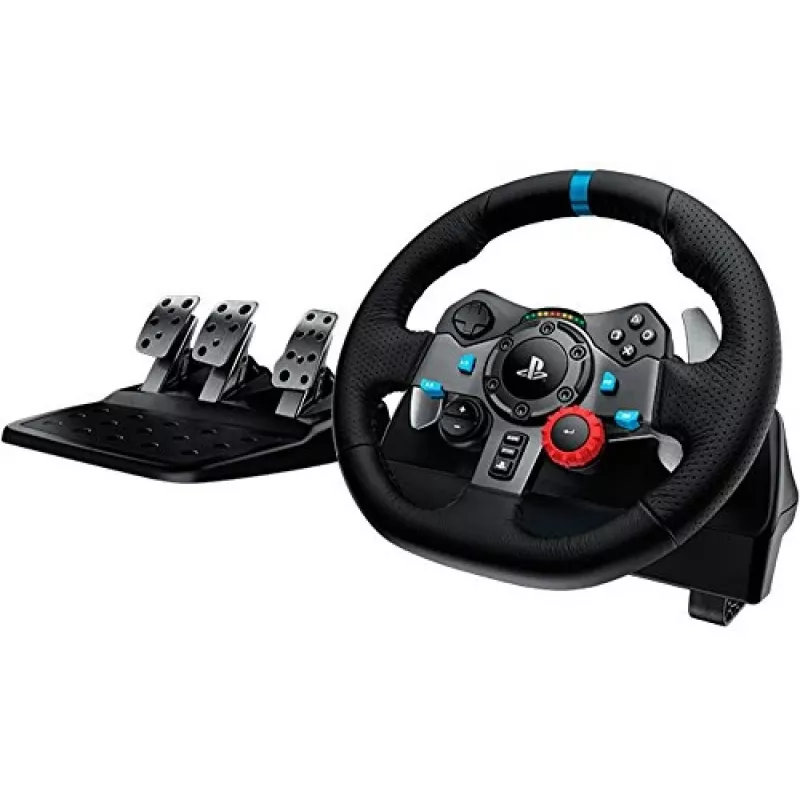 Logitech G920 Driving Force kilpa-ajoratti ja polkimet Xbox One -konsolille ja PC:lle, USB, musta (941-000123)