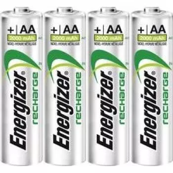 Energizer ACCU Recharge Power Plus NiMH-akut AA 2000mAh 4 kpl:n pakkaus