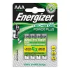 ENERGIZER BATTERY Accu Recharge Power Plus 700 mAh AAA HR3/4 akku, 4 kpl