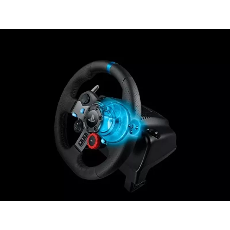Logitech G G29 -ratti + polkimet PlayStation 3, PlayStation 4 analoginen USB 2.0 musta