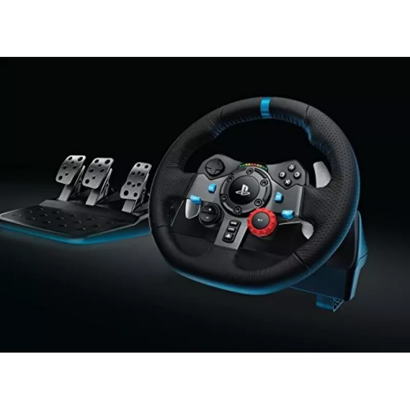 Logitech G G29 -ratti + polkimet PlayStation 3, PlayStation 4 analoginen USB 2.0 musta