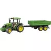 Traktorimalli BRUDER John Deere 5115 M kippikärryllä
