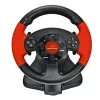 Ohjauspyörä ESPERANZA EG103 peliohjain — PC/PS2/PS3, 13 painiketta, värinä, kiihtyvyysanturi, musta/punainen