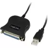 LogiLink UA0054A rinnakkaiskaapeli musta 1,8 m