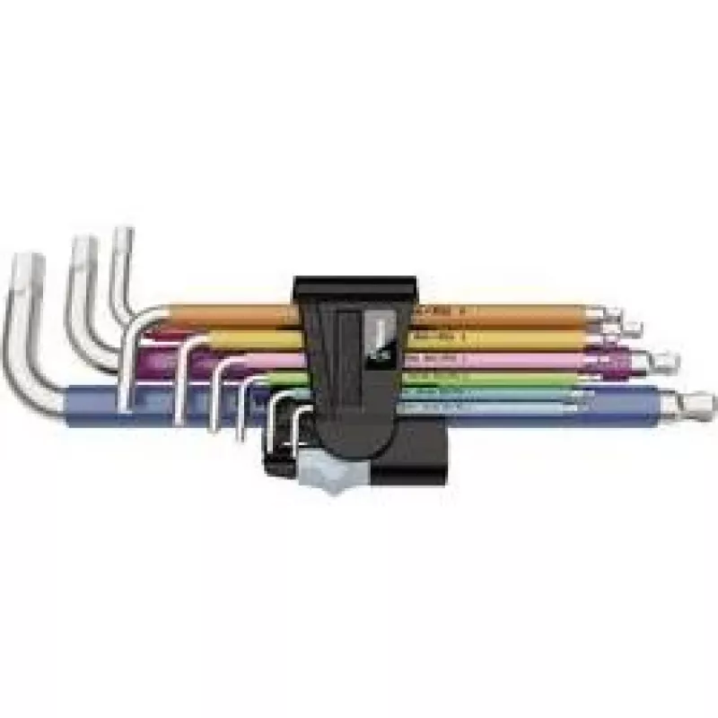 Wera 05022669001 kuusiokoloavain L-muotoinen metrinen 9 kpl