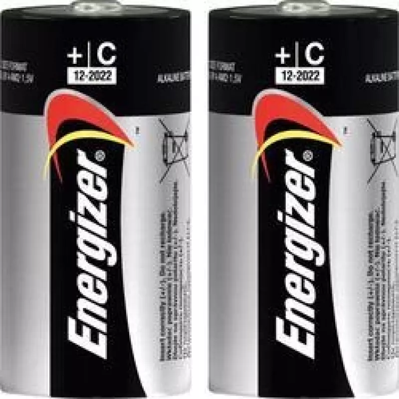 Energizer C Alkaline Power -paristot, 2 kpl:n pakkaus