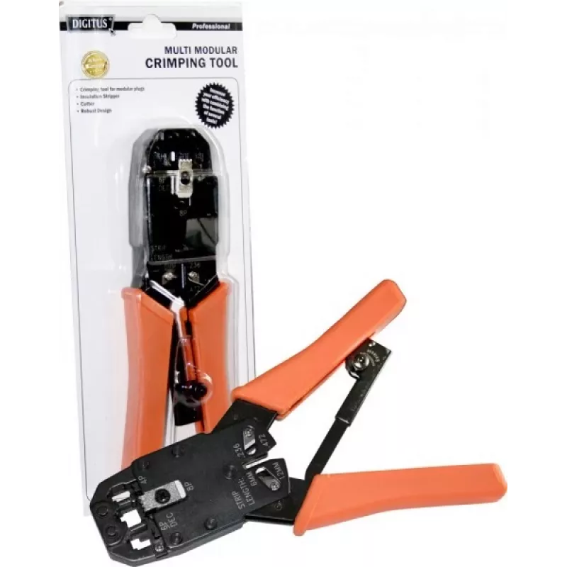 Digitus DN-94004 verkko-puristin kaapeliasennukseen ja -huoltoon