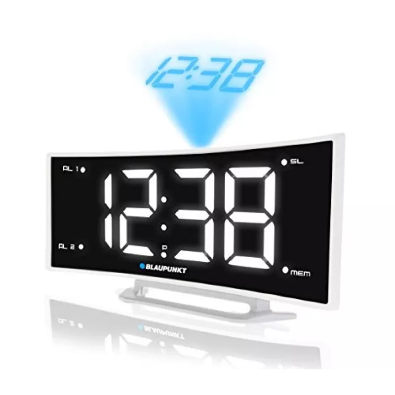 Blaupunkt CRP7WH kello mustavalkoinen radio (CRP7WH)