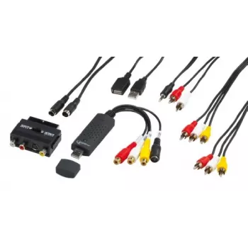 Gembird UVG-002 audio/kuvakaappari (composite-video/stereo RCA/SCART-S-Video, USB 3.0)