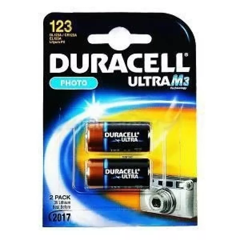 Duracell Ultra 123 BG2 kertakäyttöparisto CR123A litium