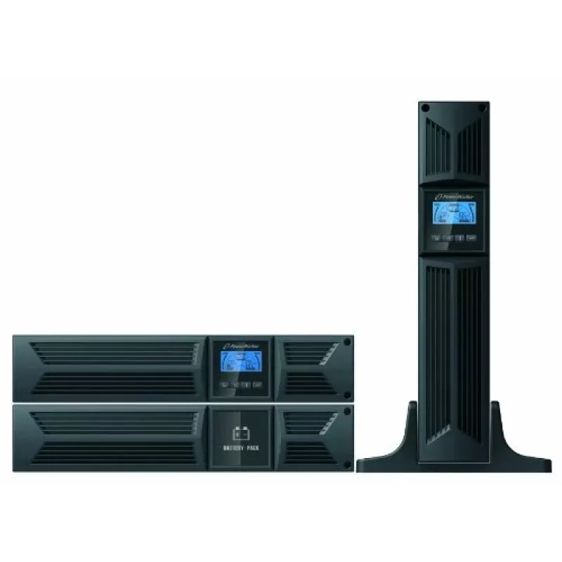 PowerWalker VI 1500RT LCD UPS 1,5 kVA 1350 W 8 pistorasiaa
