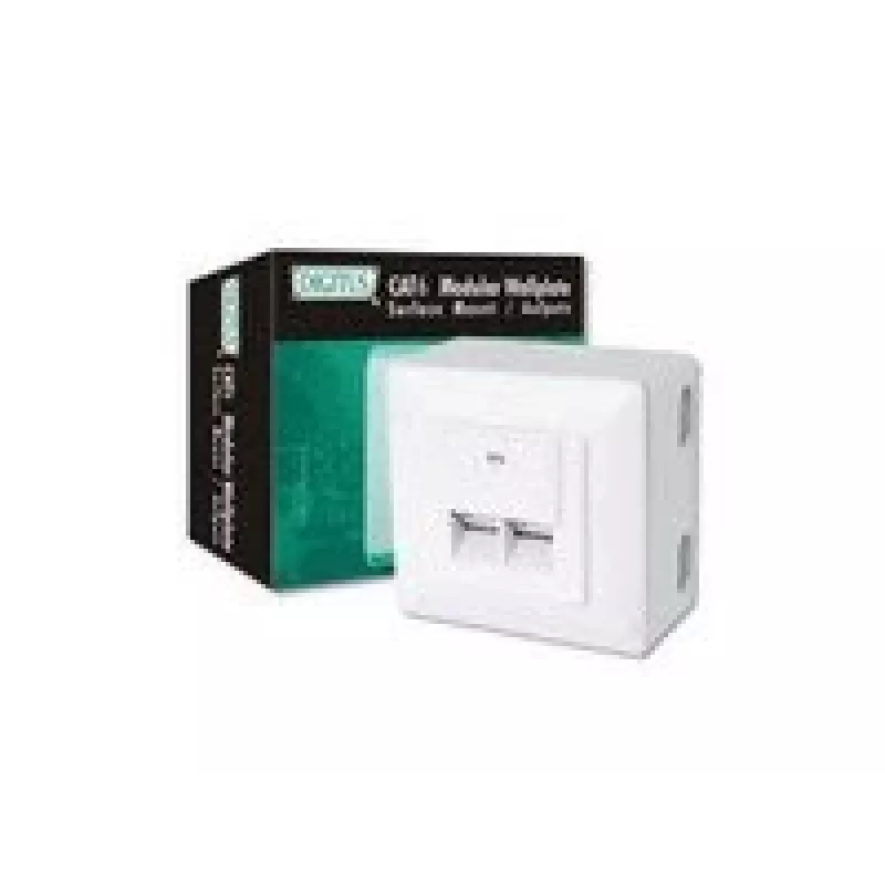Digitus DN-9006-N CAT 6, luokka E, suojattu pinta-asenteinen verkkorasia, valkoinen
