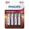 Kertakäyttöparisto Philips Power Alkaline Battery LR6P4B/10