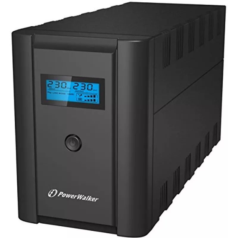 PowerWalker VI 2200 SHL Schuko UPS line-interactive 2,2 kVA 1 200 W 4 AC-lähtöä