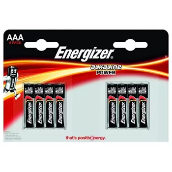 Alkaline AAA -paristot Energizer E92 — 8 kpl blisterpakkaus