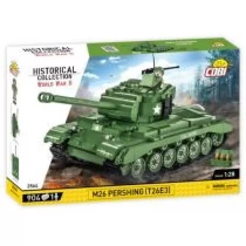 Rakennussarja COBI M26 Pershing T26E3 904 osaa, muovia, lapsille 3 vuodesta alkaen