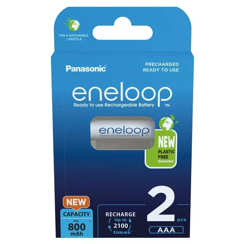 Akut PANASONIC ENELOOP AAA 800 mAh 2 kpl (BK-4MCDE/2CP)