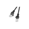 Lanberg PCU5-10CC-1000-BK verkkokaapeli musta 10 m Cat5e U/UTP (UTP) (PCU5-10CC-1000-BK)