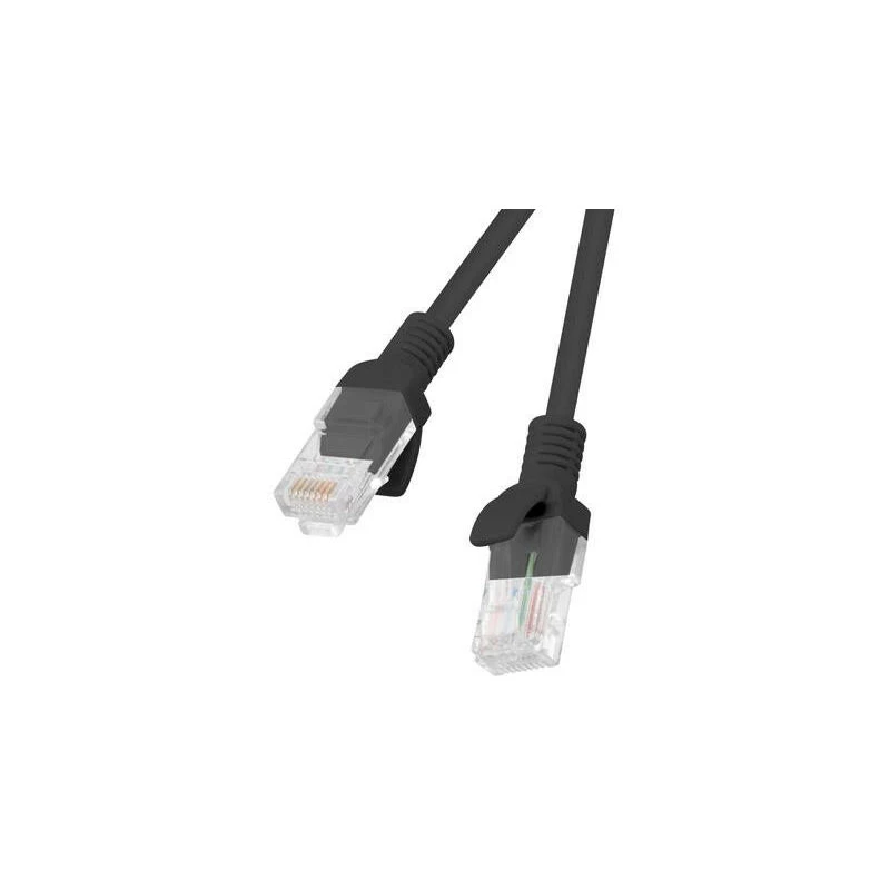 Lanberg PCU5-10CC-1000-BK verkkokaapeli musta 10 m Cat5e U/UTP (UTP) (PCU5-10CC-1000-BK)