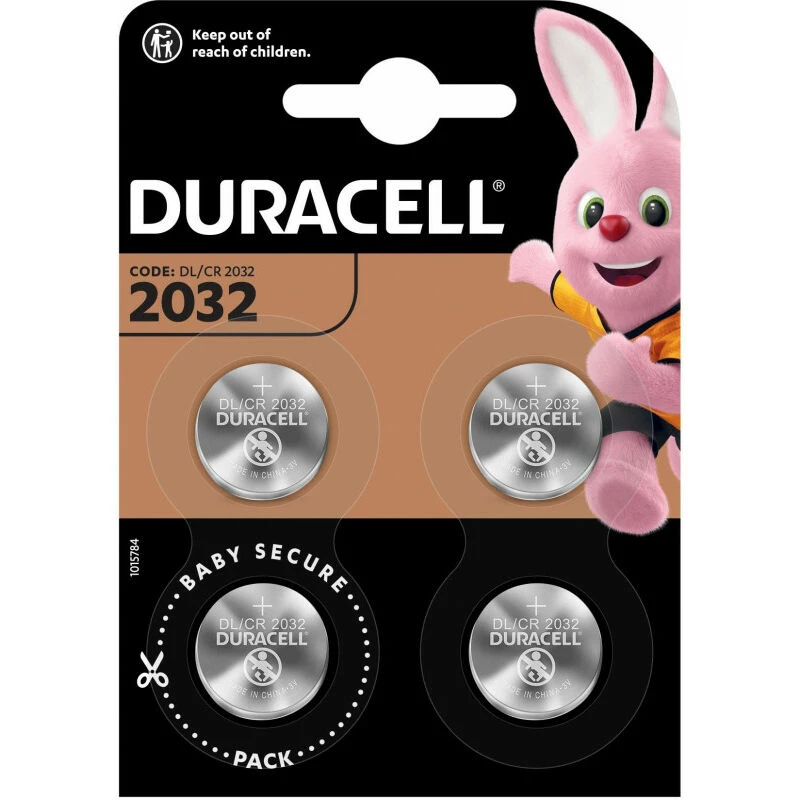 Duracell CR2032 3V litium-nappiparisto — 4 kpl pakkaus