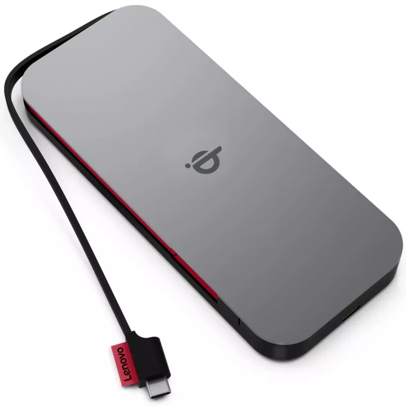 Lenovo 40ALLG1WWW varavirtalähde litiumioni (Li-Ion) 10000 mAh langaton lataus musta