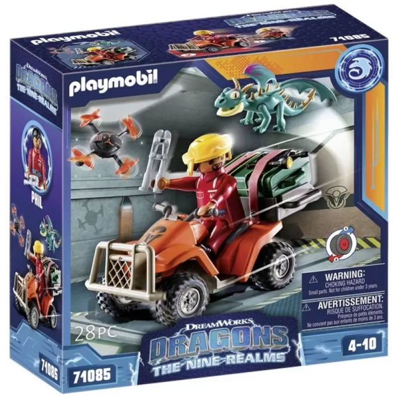 Dragons the Nine Realms Icaris Quad -setti Playmobil 71085