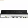 D-Link DGS-1210-10P hallittava L2 Gigabit Ethernet (10/100/1000) Power over Ethernet (PoE) 1U musta