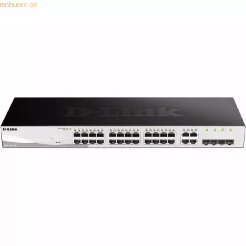 D-Link DGS-1210-28 hallittava L2/L2+ 1U musta