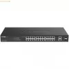 D-Link DGS-1100-26MPV2/E verkkokytkin Managed L2 Gigabit Ethernet (10/100/1000) Power over Ethernet (PoE) musta
