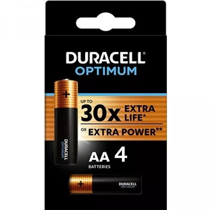 Duracell Optimum AA LR6 paristot blister 4 kpl