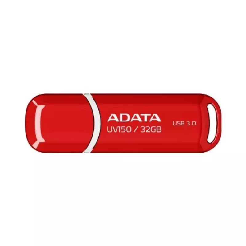 USB-muistitikku ADATA DashDrive UV150 32 GB, USB Type-A 3.2 Gen 1, punainen, kansidesign