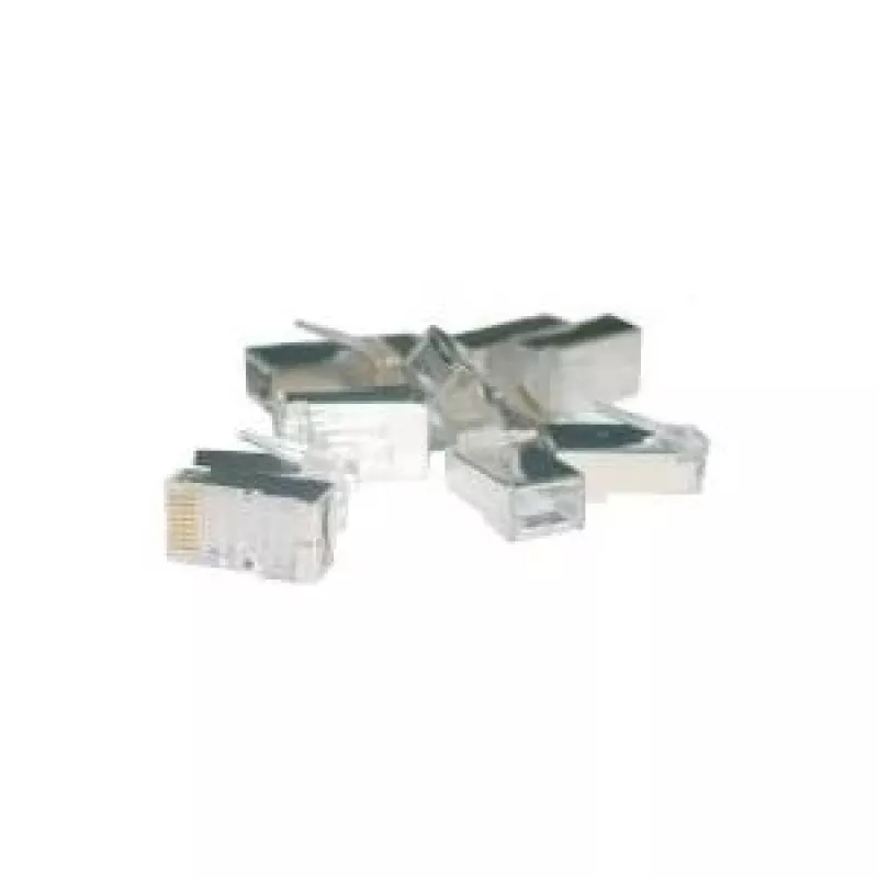 RJ45-liitin suojattu kat.6 universaali johdin/kaapeli 8P8C 100 kpl