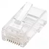 Intellinet 502375 johdinliitin RJ-45 läpinäkyvä
