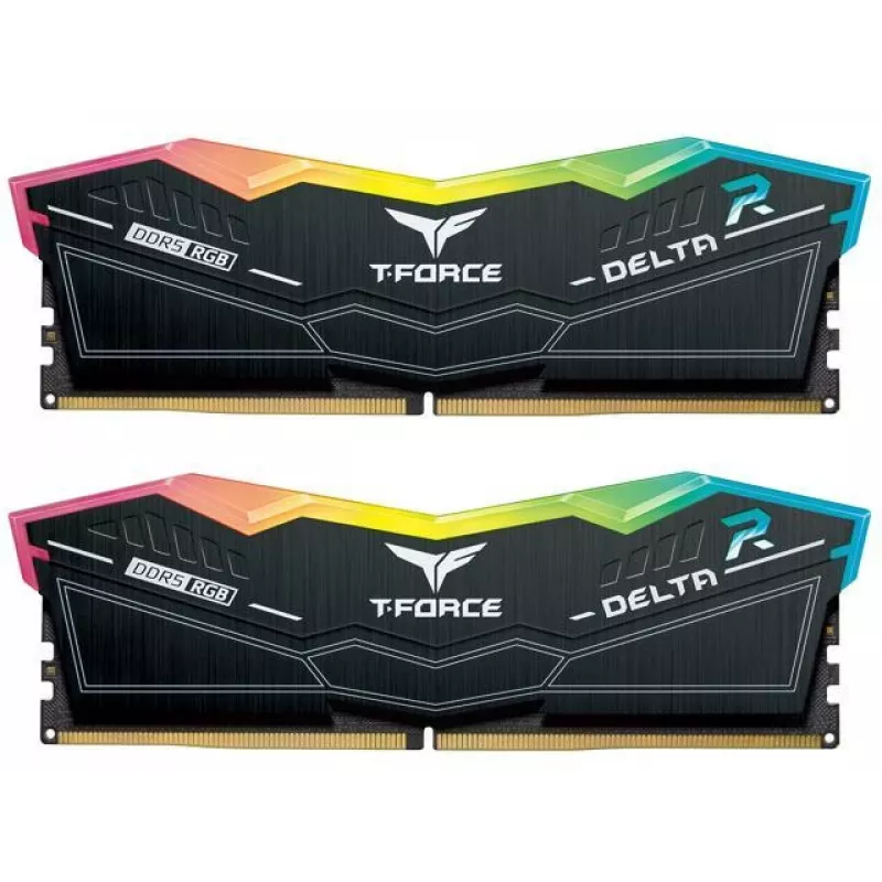 DIMM 32 GB DDR5-6000 (2x 16 GB) Dual-Kit, muisti musta, FF3D532G6000HC30DC01, Delta RGB, INTEL XMP