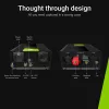 Vaihtosuuntaaja Green Cell INV10 2000 W, 12 V DC - 230 V AC, Type-C-lähtö, 50 Hz, musta