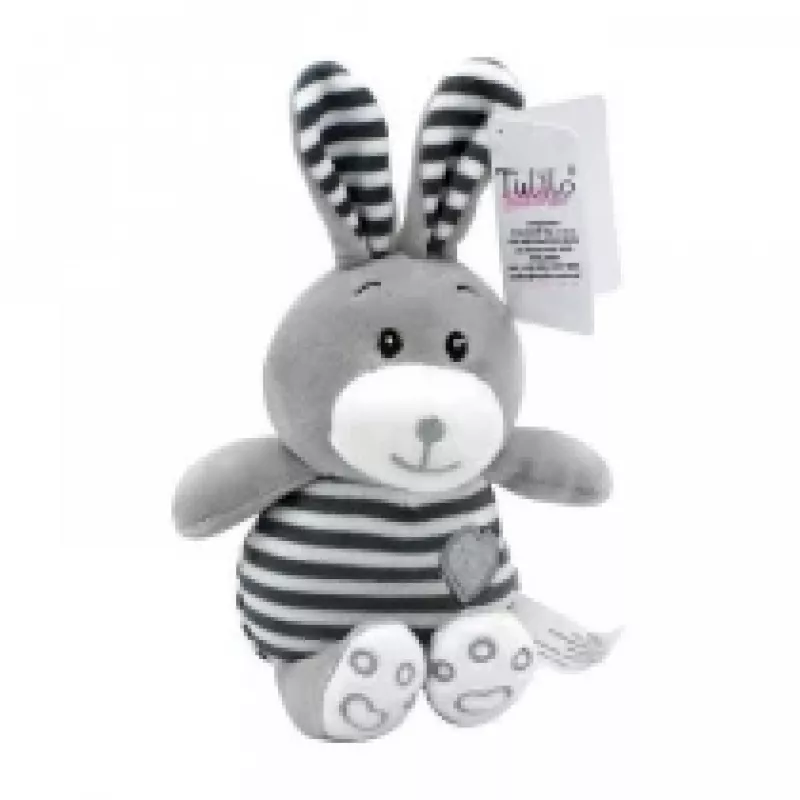 Pehmolelu TULILO Striped Cuddles jänis 26 cm pehmojänislelu