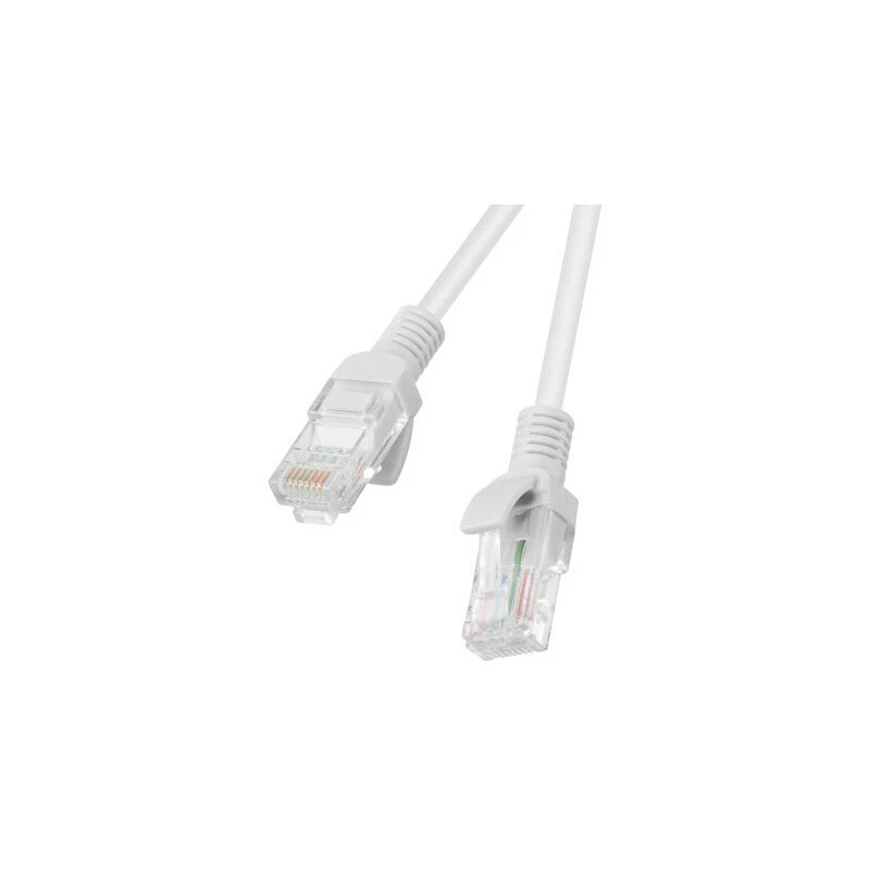 LANBERG verkkokaapeli Cat5e U/UTP RJ-45 - RJ-45 20 m harmaa, 26 AWG, CCA-johdin
