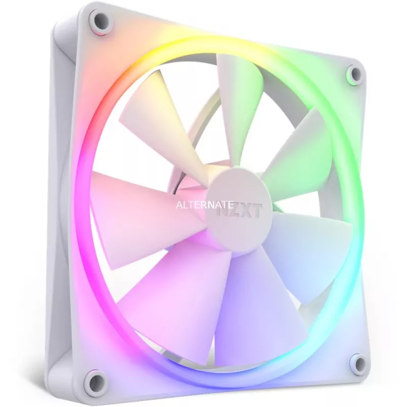 NZXT F140 RGB 140mm valkoinen yksittäinen tuuletin