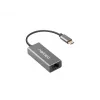 Natec Cricket NNC-1925 USB-C 3.1 Gen 1 – RJ45 Ethernet-sovitin, 1000 Mbit/s, 15 cm kaapeli, alumiini, harmaa